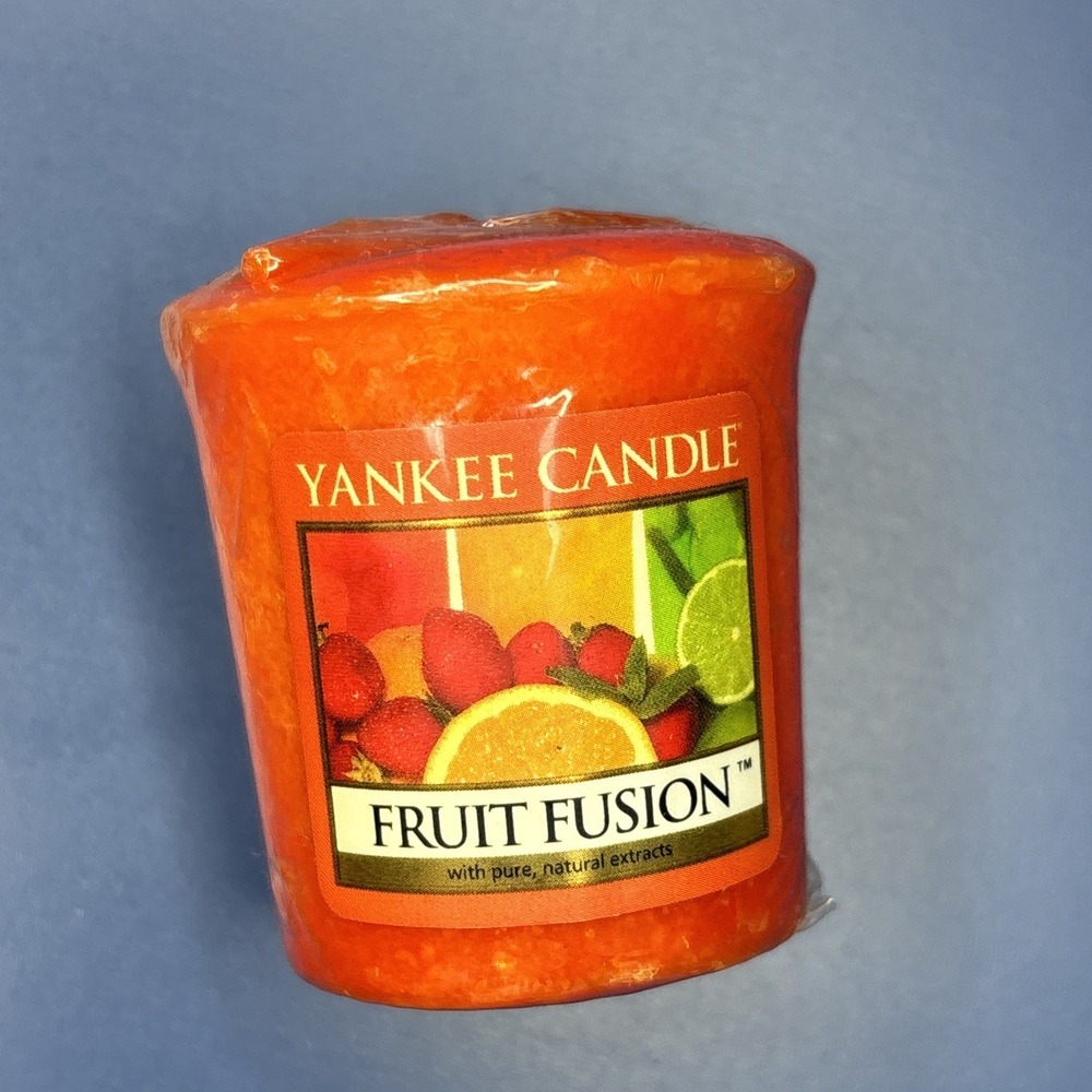 Yankee Candle Retired "FRUIT FUSION" Fruit Votive Rare Orange